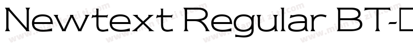 Newtext Regular BT字体转换